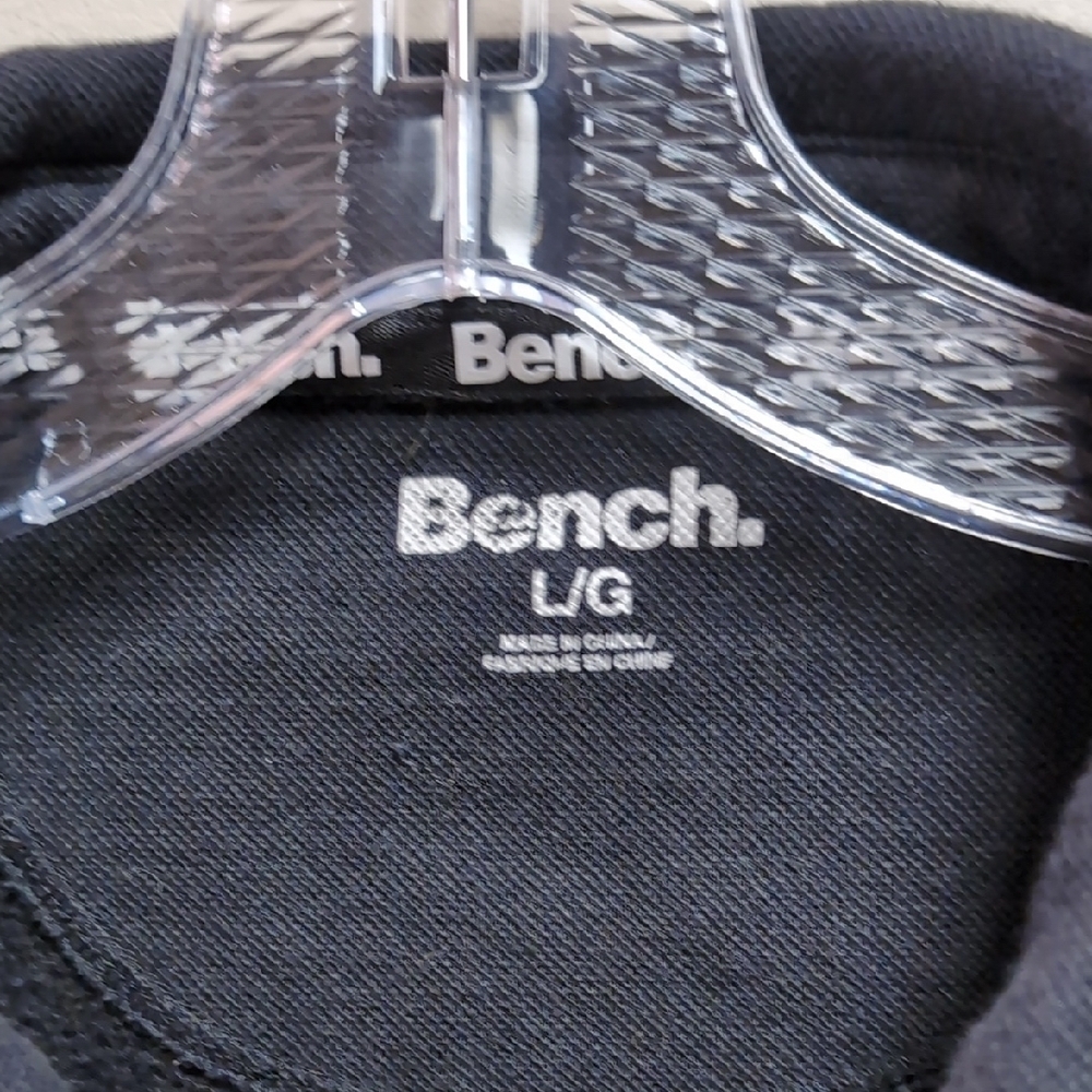 Bench Men’s Black Full-Zip Collared Sweater Jacket - Picture 2 of 7